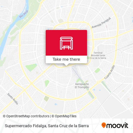 Mapa de Supermercado Fidalga