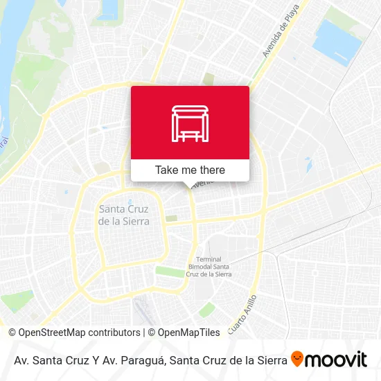 Av. Santa Cruz Y Av. Paraguá map