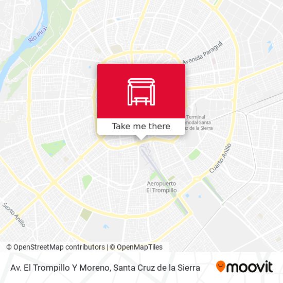 Av. El Trompillo Y Moreno map