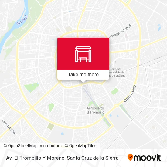 Mapa de Av. El Trompillo Y Moreno