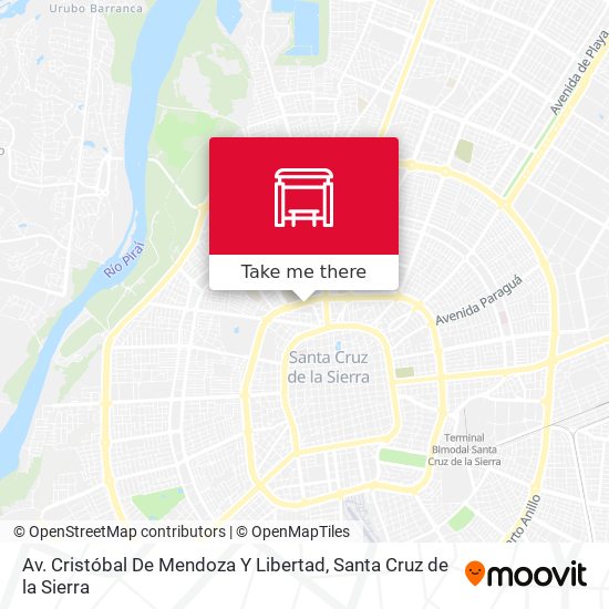 Av. Cristóbal De Mendoza Y Libertad map