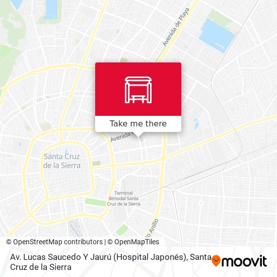 Av. Lucas Saucedo Y Jaurú (Hospital Japonés) map