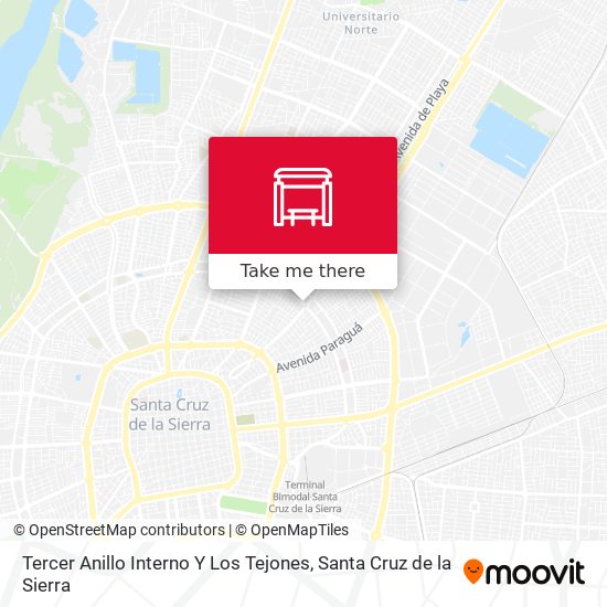 Tercer Anillo Interno Y Los Tejones map