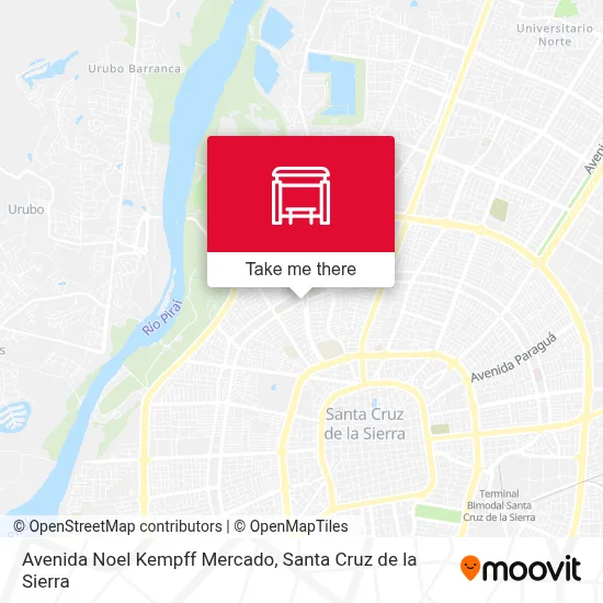 Mapa de Avenida Noel Kempff Mercado