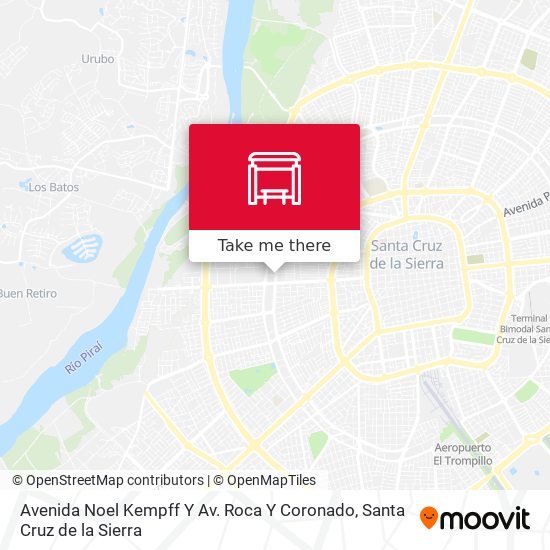 Mapa de Avenida Noel Kempff Y Av. Roca Y Coronado