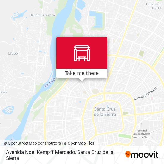 Avenida Noel Kempff Mercado map