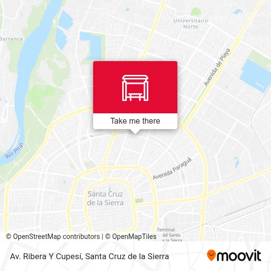 Mapa de Av. Ribera Y Cupesí