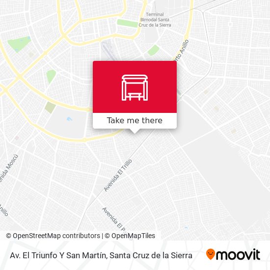 Av. El Triunfo Y San Martín map