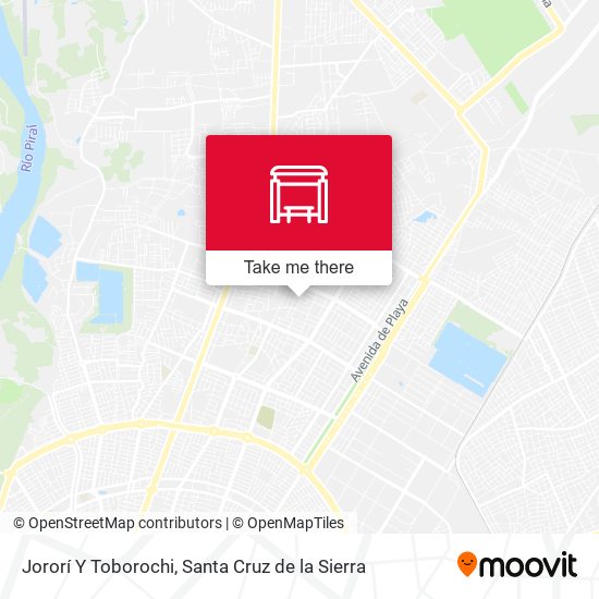 Jororí Y Toborochi map