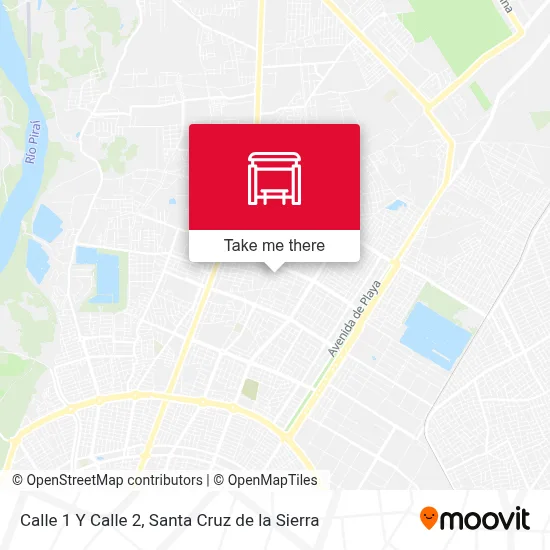 Mapa de Calle 1 Y Calle 2