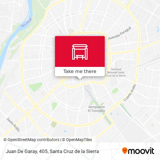 Juan De Garay, 405 map