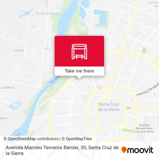 Mapa de Avenida Marcelo Terceros Bánzer, 30
