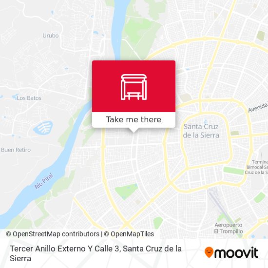 Tercer Anillo Externo Y Calle 3 map