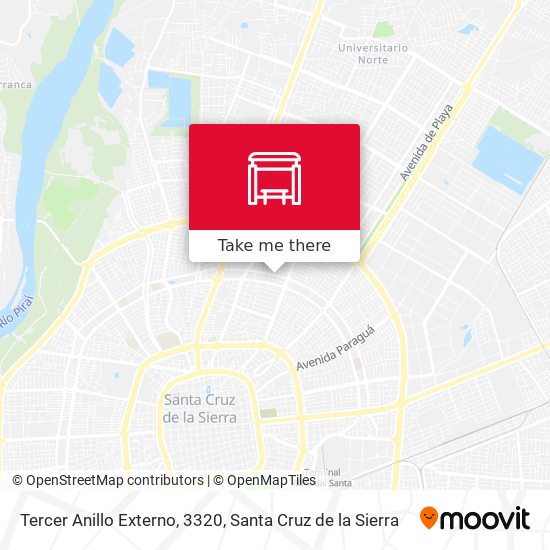 Mapa de Tercer Anillo Externo, 3320