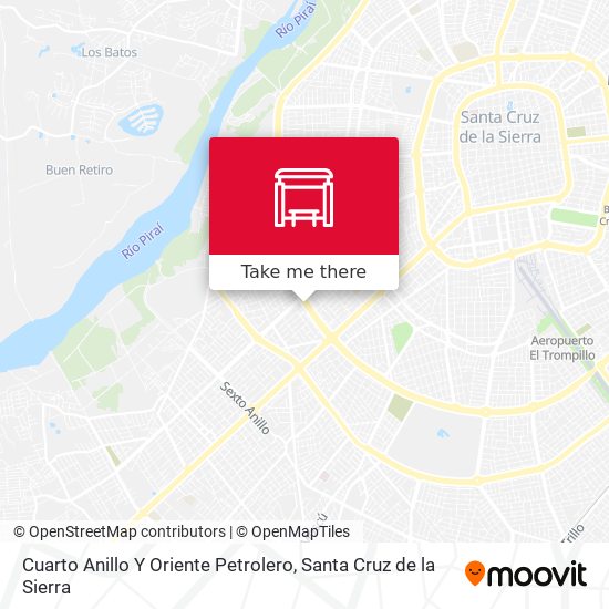 Cuarto Anillo Y Oriente Petrolero map