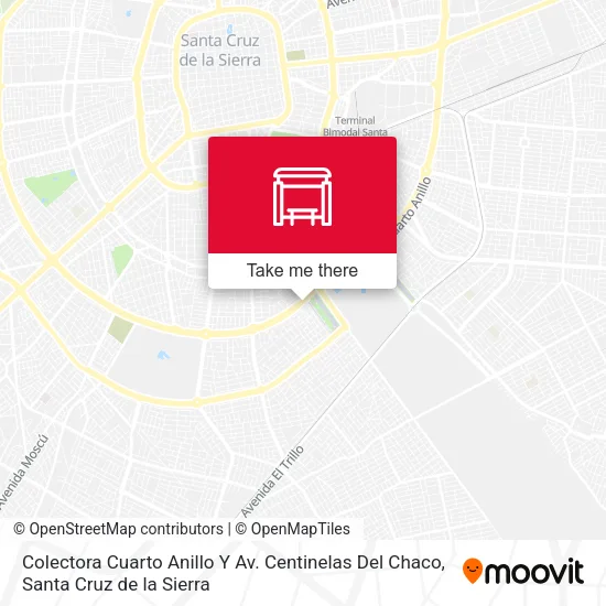 Colectora Cuarto Anillo Y Av. Centinelas Del Chaco map