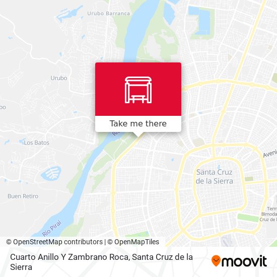 Mapa de Cuarto Anillo Y Zambrano Roca