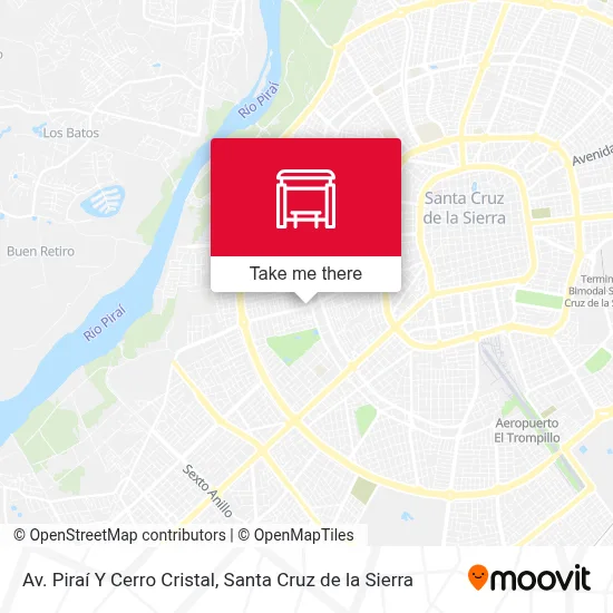 Mapa de Av. Piraí Y Cerro Cristal
