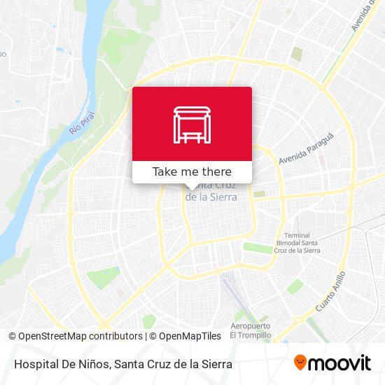 Mapa de Hospital De Niños