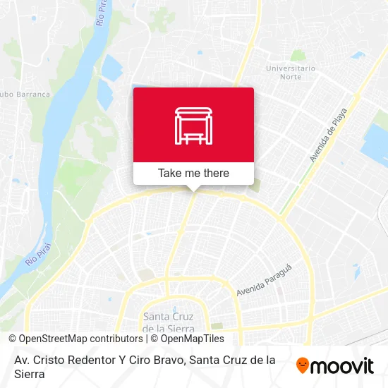 Mapa de Av. Cristo Redentor Y Ciro Bravo