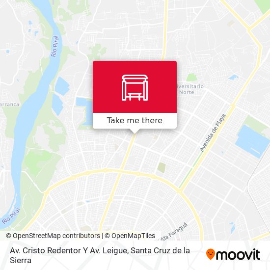 Mapa de Av. Cristo Redentor Y Av. Leigue