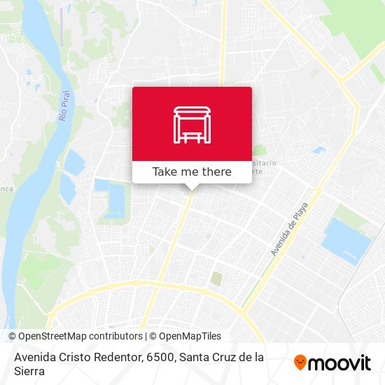 Avenida Cristo Redentor, 6500 map