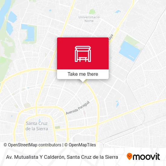 Mapa de Av. Mutualista Y Calderón