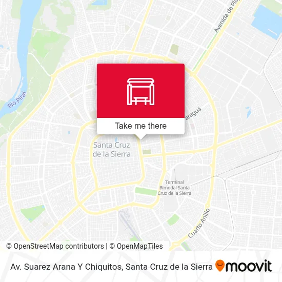 Mapa de Av. Suarez Arana Y Chiquitos