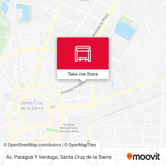 Mapa de Av.  Paraguá Y Verdugo