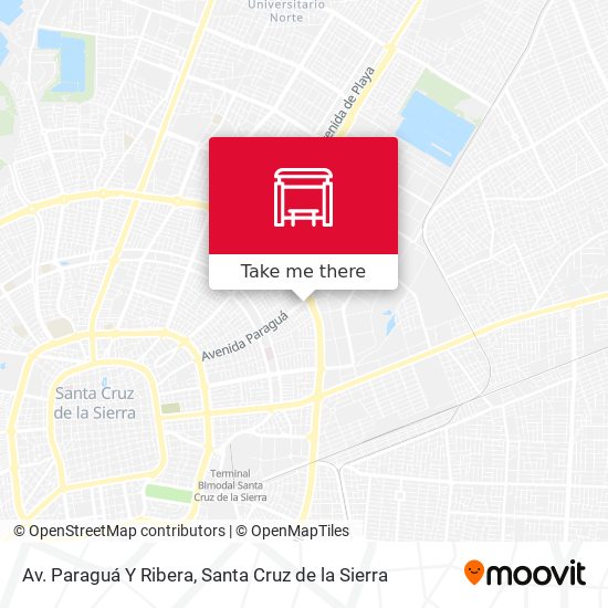 Av. Paraguá Y Ribera map