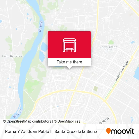 Roma Y Av. Juan Pablo II map