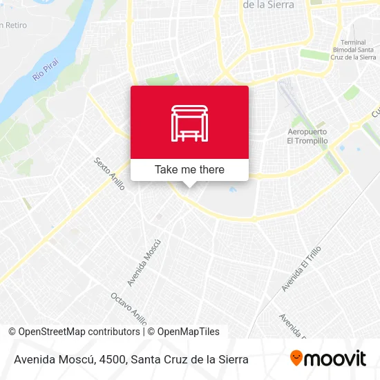 Mapa de Avenida Moscú, 4500