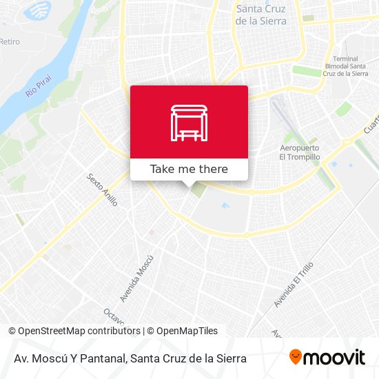 Mapa de Av. Moscú Y Pantanal