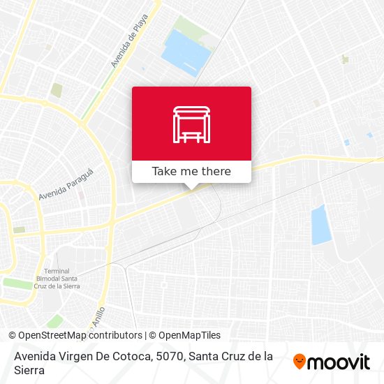 Avenida Virgen De Cotoca, 5070 map