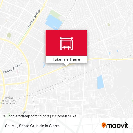 Calle 1 map