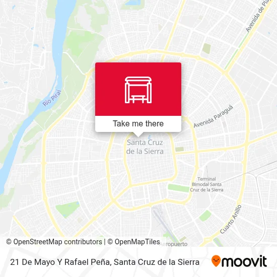 Mapa de 21 De Mayo Y Rafael Peña