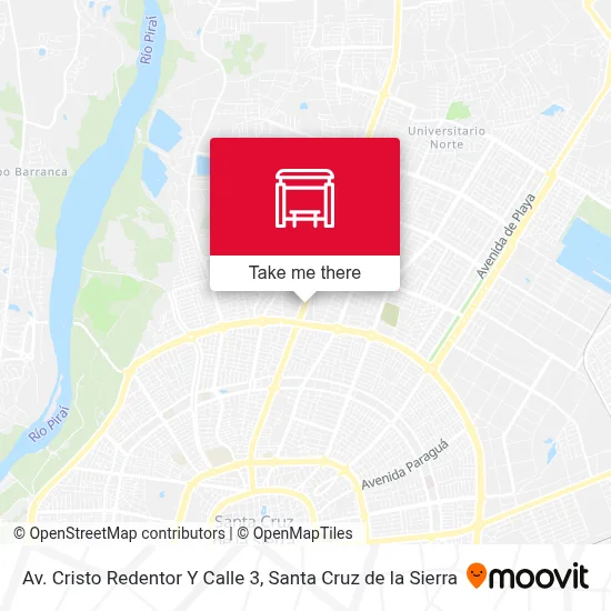 Mapa de Av. Cristo Redentor Y Calle 3