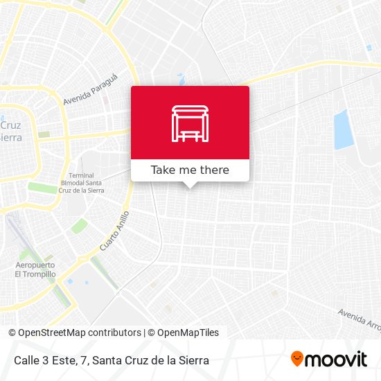 Mapa de Calle 3 Este, 7