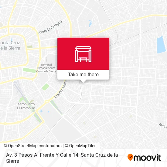 Mapa de Av. 3 Pasos Al Frente Y Calle 14