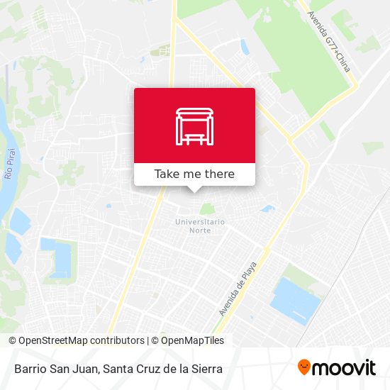 Barrio San Juan map
