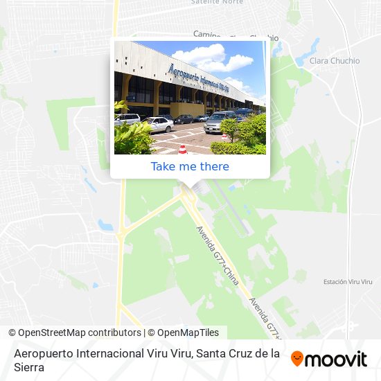 Aeropuerto Internacional Viru Viru map