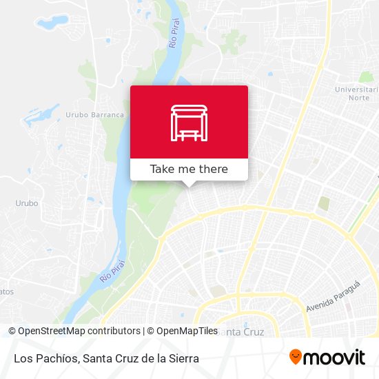 Los Pachíos map