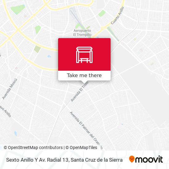 Sexto Anillo Y Av. Radial 13 map