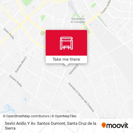 Sexto Anillo Y Av. Santos Dumont map