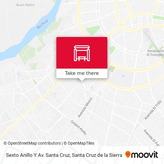 Sexto Anillo Y Av. Santa Cruz map