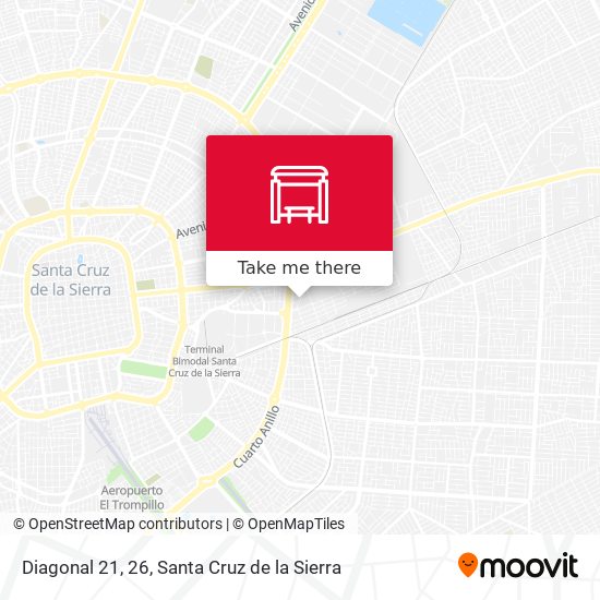 Diagonal 21, 26 map