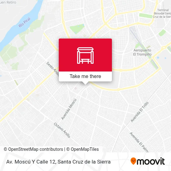 Mapa de Av. Moscú Y Calle 12