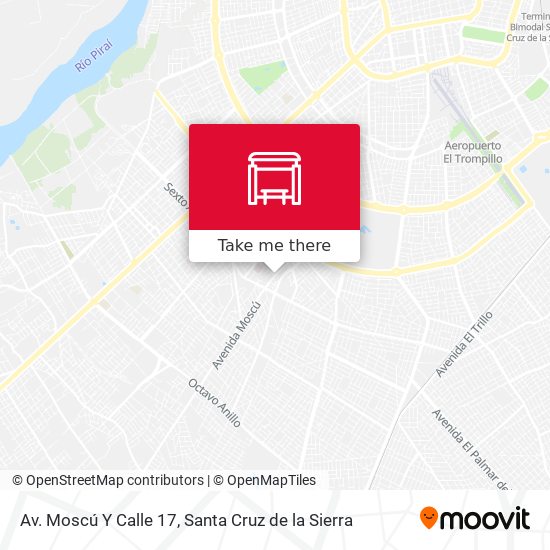 Mapa de Av. Moscú Y Calle 17