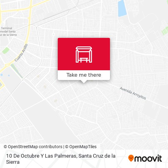 10 De Octubre Y Las Palmeras map