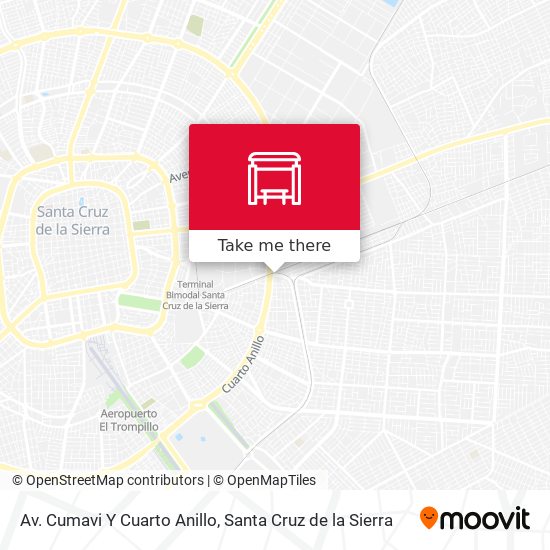 Mapa de Av. Cumavi Y Cuarto Anillo